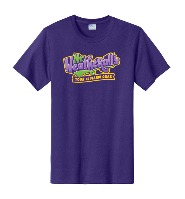 Mr. Weatherall's Tour de Mardi Gras Tee